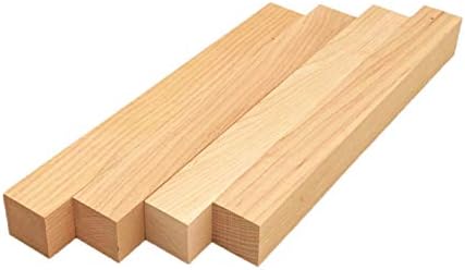 Barrington Hardwoods Maple Lumber Square Turning Blanks (4 Pieces) (1.5" x 1.5" x 24")