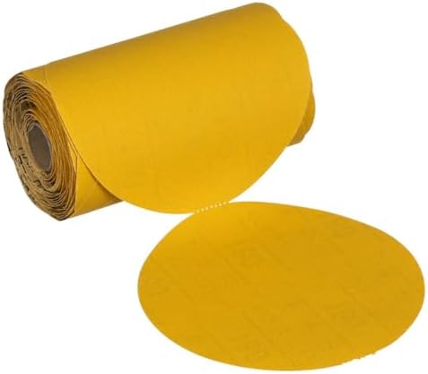 3M MMM09314 6 in. Stikit Gold Abrasive Disc Roll 180 Grit No Hole