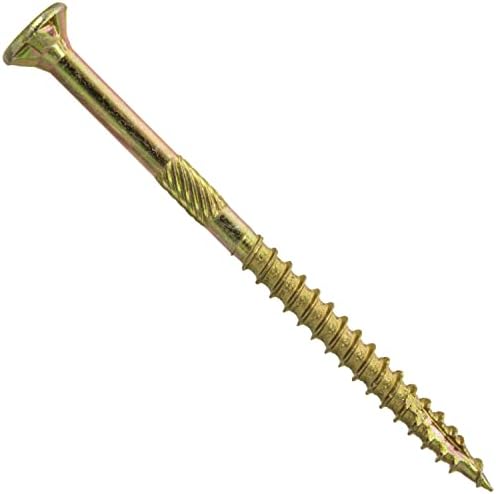 Jake Sales #9 x 2 3/4" Gold Star Wood Screw Torx/Star Drive Flat Head - Multipurpose Torx/Star Drive Wood Screws - CASE Qty 42 Boxes 3,870 Screws
