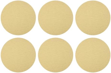 HARFINGTON 16 Pcs 9 Inch Sanding Discs 120 Grit Yellow Aluminum Oxide
