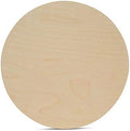 Wood Circles 12 inch, 1/4 Inch Thick, Birch Plywood Discs, Pack of 10 Unfinished Wood Circles for Crafts, Wood Rounds by Woodpeckers