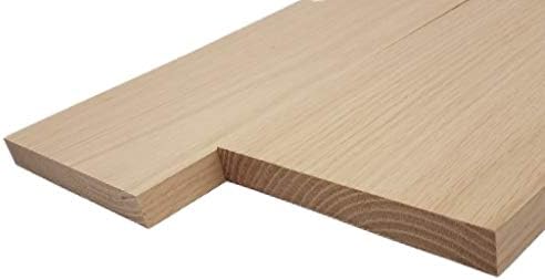Barrington Hardwoods Red Oak Lumber Board - 3/4" x 6" (2 Pieces) (3/4" x 6" x 18")