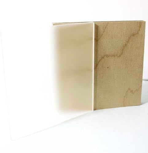 Frosted Clear Acrylic Sheet (3mm, 12" x 20")