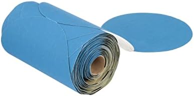 3M Stikit Blue Abrasive Disc Roll, 321U, 36206, 6 in, 180+ Grade, No Hole