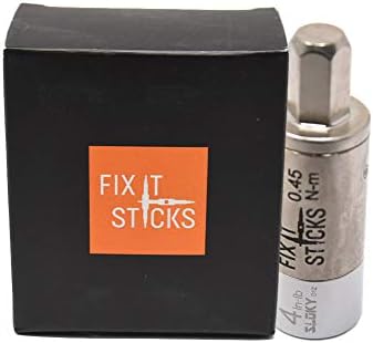 Fix It Sticks Field Hunting Outdoors Gun Maintenance Adjustable Fits 1/4in Bit T-Way Wrench Small Torque Limiter, 4 in-lb