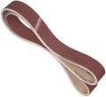 6 Pcs Sanding Belts 2 x 72 Inch 120 Grit Aluminum Oxide