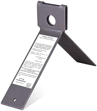 Guardian Fall Protection 00710 Snappy Disposable Anchor For Any Pitch Roof with 25 Nails