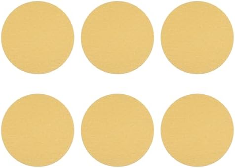 HARFINGTON 5 Pcs 8 Inch Sanding Discs 40 Grit Yellow Aluminum Oxide