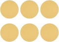 HARFINGTON 5 Pcs 8 Inch Sanding Discs 40 Grit Yellow Aluminum Oxide