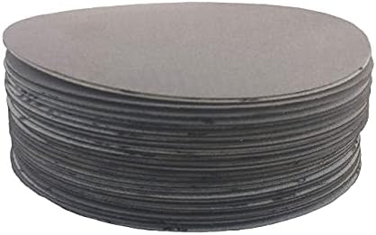 11 inch Sanding Discs Hook and Loop Round Sand Paper Disc, White Aluminum Oxide No Hole Hook and Loop Sanding Discs, 3000 Grit Sandpaper Auto Body Sandpapers for Wood, Paint, Metal & Plastic, 50 Pack