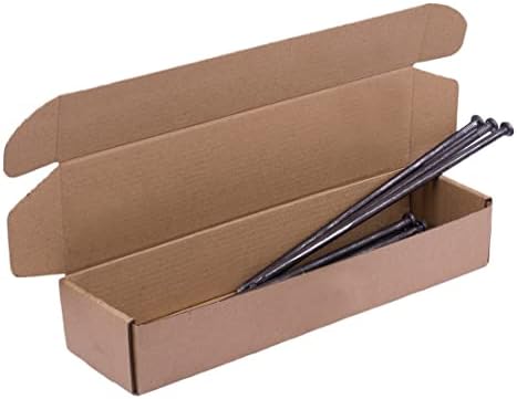 Landscape Spikes 10 Inch 50 Counts Metal Landscape Edging Anchoring Spikes, Heavy Duty Nails for Artificial Turf Spike, Paver Edging, Timber Carpentry, Weed Barrier, Tent Pegs, More