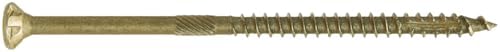 10 x 3-1/2" Bronze Coated Multipurpose Exterior Coated - ACQ Compatible Wood Screw Torx/Star Drive Flat Head - CASE Qty 42 Boxes 2,268 Screws
