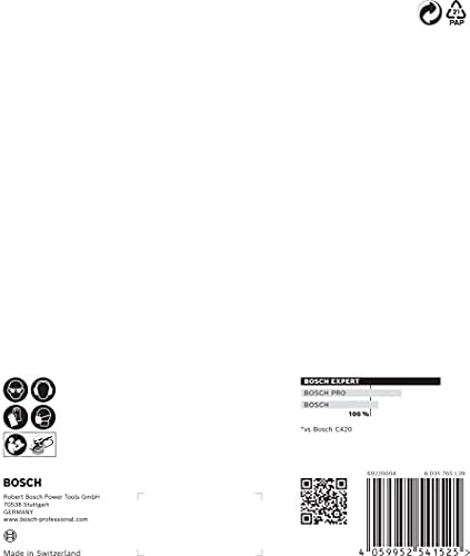 Bosch Professional 5x Expert C470 Sandpaper (for Hardwood, Paint on wood, Ø 150 mm, Grit 60, Accessories Random Orbital Sander)