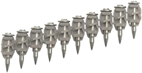 100x Collated Concrete Nails 7/8 Inch (22mm) for Hilti BX 4 (BX4) Cordless Concrete Nailer, B4 MX Collated Strip, Full Round Head Hardened Steel Pins for Metal Track, Drywall & Concrete