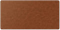Nekmit Leather Desk Blotter Pad 34 x 17 Inches, Flat, Non-Slip, Waterproof, Brown
