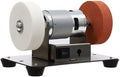 Mini Belt Sander, Knife Sharpener Electric Bench Grinder Sanding Machine, 3000-6000 RPM Belt Sander for Metal Working and Woodworking