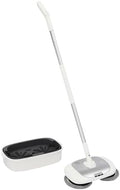 Cordless Electric Mop with Cleaning Bucket for Clean Kitchen, Bedroom and Bathroom, Cordless Mop with 400ml/0.11Gal Water Tank + 4 Mopping Cloths + Lithium Batteries