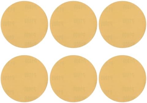 HARFINGTON 20 Pcs 5 Inch Sanding Discs 1000 Grit Yellow Aluminum Oxide