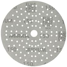 Mirka Iridium 6 Inch 150 Grit Premium Ceramic Blend Sanding Discs, 50 Pack