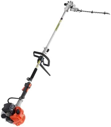 VEVOR Gas Hedge Trimmer 2 Cycle with Extension Pole, 15.7-inch 26cc Gas Powered Pole Hedge Trimmer with Dual Sided Dual Action Blade, Great for Trimming Shrubs, Bushes, w/EPA, CE and EMC Certification