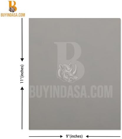 Indasa 50 PCS 9x11 Sandpaper Rhynalox Plusline - 80 Grit Dry Sanding Sheets, Professional-Grade Abrasive for Wood, Metal, Automotive, and Paint Finishing - Durable, Clog-Resistant Sand Paper