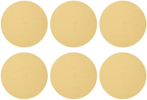 HARFINGTON 10 Pcs 9 Inch Sanding Discs 180 Grit Yellow Aluminum Oxide