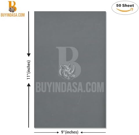 Indasa 50 PCS 5.5x9” Wet & Dry Rhynowet Sandpaper 2000 GRIT Half Sheets – Silicon Carbide Abrasive for Auto, Wood, Metal, Paint & Coat Finishing – Sand Paper, Plusline, Abrasive Sandpaper, Plusline
