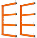 VEVOR Lumber Rack, 4-Tier 2-Pack 220 lbs per Tier, Welded Wood Pipe Storage