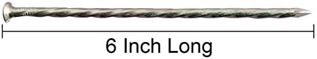 70 Pack 6"Artificial Turf Nails Garden Stakes Galvanized Landscaping Spikes