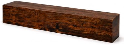 IECAP LLC Desert Ironwood Blanks Pack of 1 — Exotic Hardwood Lumber Block for Woodworking, Wood Carving & DIY Crafts — Natural Iron Wood for Knife Handles, Tool Grips & Pen Turning (14 x 2 x 2 Inches)