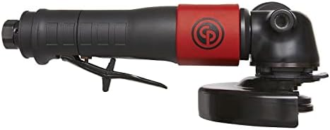 Chicago Pneumatic CP7550-B - Air Grinder Tool, Welder, Woodworking, Automotive Car Detailing, Stainless Steel Polisher, Heavy Duty, Right Angle Grinder, 5 Inch (125 mm), 1.13 HP / 840 W - 12000RPM,Red