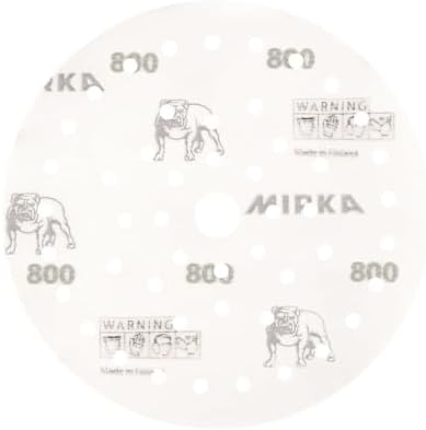 Mirka Gold Film Multifit 5 Inch Sanding Discs 1500 Grit Hook & Loop 50 Pack