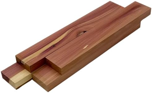 Barrington Hardwoods Cedar (Aromatic) Lumber - 3/4" x 2" (4 Pieces) (3/4" x 2" x 18")