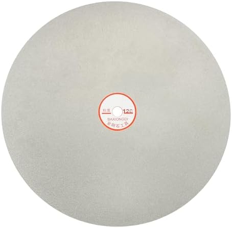12 Inch x 1/2" Arbor Diamond Flat Lap Disc, 120 Grit