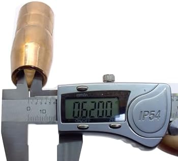 5PK N-A5818C Nozzle Large 5/8 Orifice 1/8 Recess For Bernard MIG Welding Guns for Mliier MDX-250 Acculock S N-A5818CM