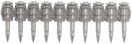 100x Collated Concrete Nails 1 Inch (25mm) for Hilti BX 3 (BX3) Cordless Concrete Nailer, B3 MX Collated Strip, Full Round Head Hardened Steel Pins for Metal Track, Drywall & Concrete