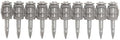 100x Collated Concrete Nails 1 Inch (25mm) for Hilti BX 3 (BX3) Cordless Concrete Nailer, B3 MX Collated Strip, Full Round Head Hardened Steel Pins for Metal Track, Drywall & Concrete