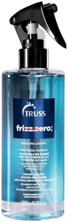 TRUSS Frizz Zero Liquid Hair Mask Spray, Cuticle Sealing, 8.79 oz