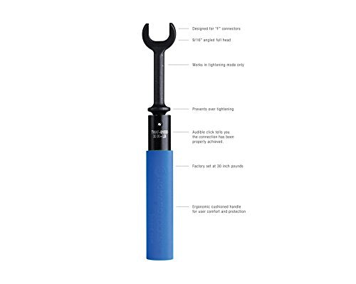 Jonard Tools TWAF-91630, Full Head Torque Wrench, 9/16" Drive Size, 30 in-lb Torque