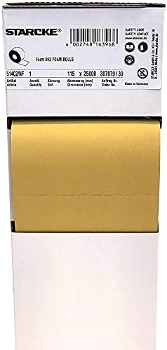 Starcke Foam Back Sanding Roll 4-1/2 Inch Wide x 27 Yards Long 240 Grit