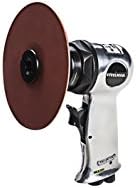 Steelman 5-inch High-Speed Air Sander, Pneumatic Sander for Welding and Automotive Bodywork, 18,000 RPM, Built-in Regulator