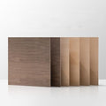 Rowood 6 Pack Plywood Sheets,12x12x1/8inch,2 Pack Walnut+2 Pack Basswood+Double Pack Birch,Thin Plywood Board Unfinished Wood,DIY Ornaments and Architectural Model