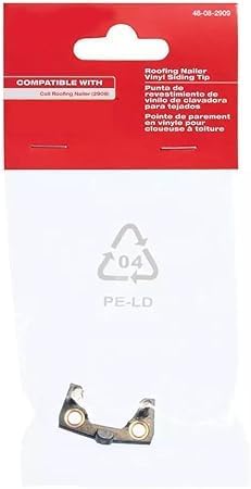 48-08-2909 Fits For Milwaukee 48-08-2909 18V Coil Roofing Nailer Vinyl Siding Tip