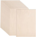 AWIZOM 12 Pack Basswood Sheets for Crafts-12 x 8 x 1/8 Inch- 3mm Thick Plywood Sheets with Smooth Surfaces-Unfinished Wood Boards for Laser Cutting, Wood Burning, Architectural Models, Staining
