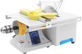 Mini Lapidary Saw, 110V 350W Gem Jewelry Polishing Grinding Machine 800-10000r/min DIY Jewelry Polishing Bench Buffer Grinding Machine for Cutting Rocks (350W)