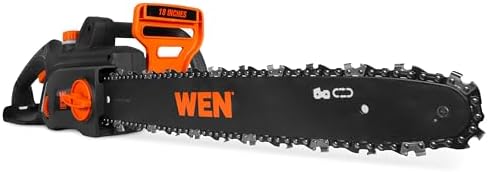 WEN Electric Chainsaw, Corded, 15-Amp, 18-Inch (CP1518)