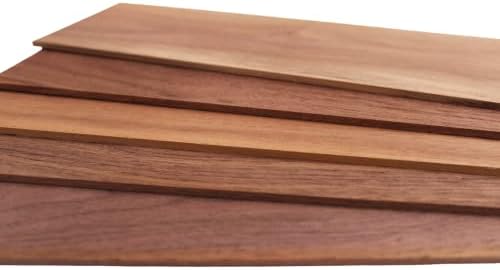 Barrington Hardwoods Natural Walnut Thin Sawn Lumber Board Blanks 1/8" x 4" (25pcs) (1/8" x 4" x 18")