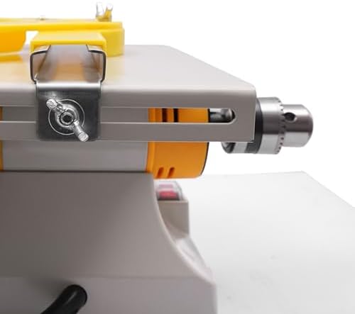 Mini Table Saw and Polisher, Multi-Functional Lapidary Saw for Crafts, Jewelry Making Polisher for Cutting, Grinding, Drilling, Angle Adjustable