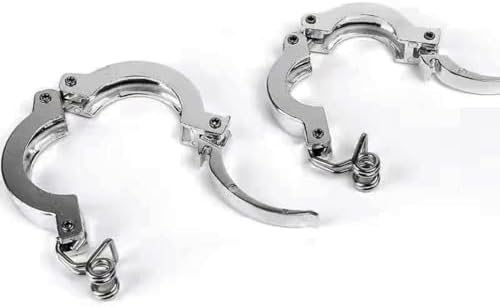 KF-25 Hinged Spring Clamp, DN 25 Rapid Fastening Clamp Quick-Release Clamping Ring for Elastomer Seal, Pressure Spring Toggle, Alumium (KF 25)