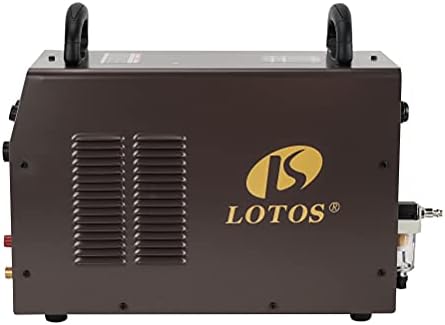 LOTOS LTP6000 60Amp Non-Touch Pilot Arc Plasma Cutter, Brown, 3/4" Inch Clean Cut